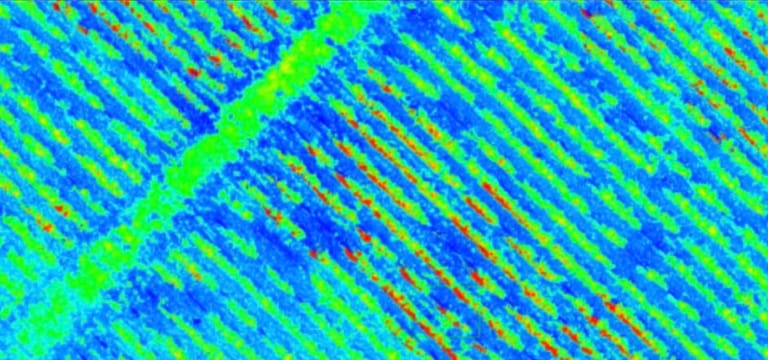 Carte NDWI stress hydrique
